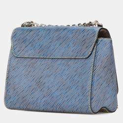 Louis Vuitton Blue Epi Leather Denim Twist MM Shoulder Bag