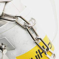 Louis Vuitton Light Grey Monogram Canvas Chalk Nano Sling Bag