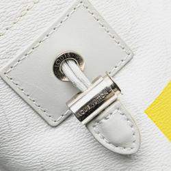 Louis Vuitton Light Grey Monogram Canvas Chalk Nano Sling Bag