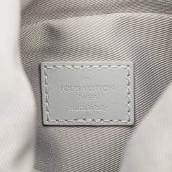 Louis Vuitton Light Grey Monogram Canvas Chalk Nano Sling Bag