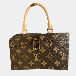 Louis Vuitton Brown Monogram Canvas Twisted Box Bag
