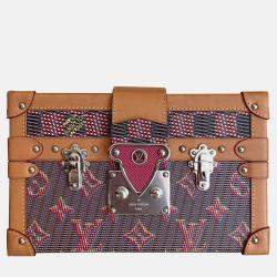 Louis Vuitton Monogram Coated Canvas & Leather Petite Malle Bag