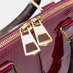 Louis Vuitton Red Vernis Miroir Alma BB Bag