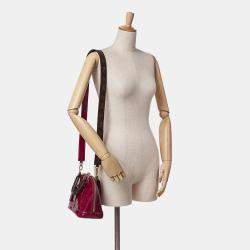 Louis Vuitton Red Vernis Miroir Alma BB Bag