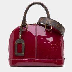 Louis Vuitton Red Vernis Miroir Alma BB Bag