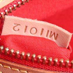 Pre Owned Louis Vuitton Red Monogram Vernis Leather Reade PM Tote Bag