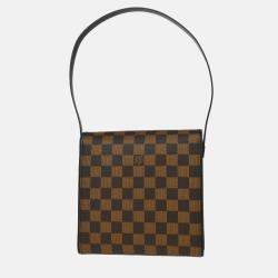 Pre Owned Louis Vuitton Brown Damier Ebene Canvas Tribeca Mini Handbag