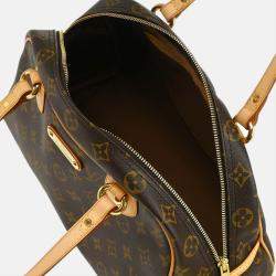 Pre Owned Louis Vuitton Brown Monogram Canvas Montorgueil PM Handbag