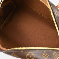 Pre Owned Louis Vuitton Brown Monogram Canvas Montorgueil PM Handbag