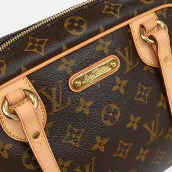 Pre Owned Louis Vuitton Brown Monogram Canvas Montorgueil PM Handbag