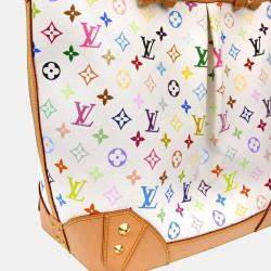 Louis Vuitton White Multicolor Monogram Canvas Sharleen GM Tote Bag
