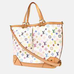 Louis Vuitton White Multicolor Monogram Canvas Sharleen GM Tote Bag