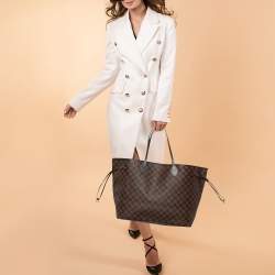 Louis Vuitton Damier Ebene Canvas Neverfull GM Bag