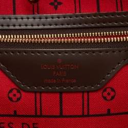 Louis Vuitton Damier Ebene Canvas Neverfull GM Bag