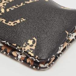Louis Vuitton Black Monogram Giant Canvas Jungle Double Zip Pochette