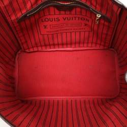 Louis Vuitton Damier Ebene Canvas and Leather Neverfull MM Bag
