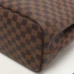 Louis Vuitton Damier Ebene Canvas and Leather Neverfull MM Bag