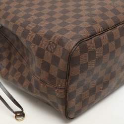 Louis Vuitton Damier Ebene Canvas and Leather Neverfull MM Bag