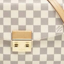 Pre Owned Louis Vuitton Damier Azur Canvas Croisette Bag