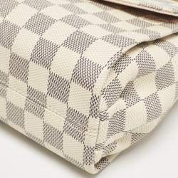 Pre Owned Louis Vuitton Damier Azur Canvas Croisette Bag