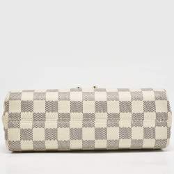 Pre Owned Louis Vuitton Damier Azur Canvas Croisette Bag