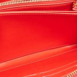 Louis Vuitton Rouge Grenadine Monogram Vernis Zippy Wallet  