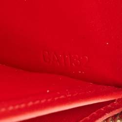Louis Vuitton Rouge Grenadine Monogram Vernis Zippy Wallet  