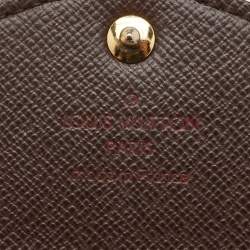 Louis Vuitton Damier Ebene Canvas Sarah Wallet