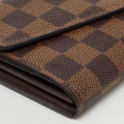 Louis Vuitton Damier Ebene Canvas Sarah Wallet
