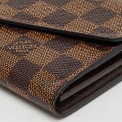 Louis Vuitton Damier Ebene Canvas Sarah Wallet