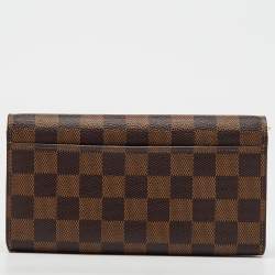 Louis Vuitton Damier Ebene Canvas Sarah Wallet