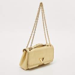 Louis Vuitton Gold Leather Very Chain Bag
