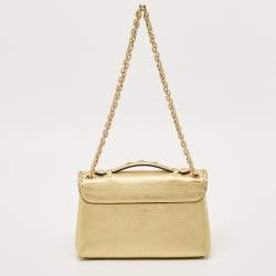 Louis Vuitton Gold Leather Very Chain Bag