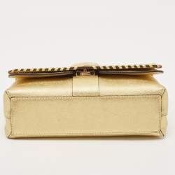 Louis Vuitton Gold Leather Very Chain Bag