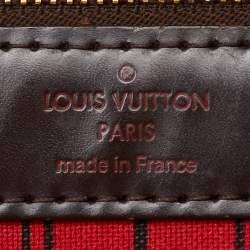 Louis Vuitton Damier Ebene Canvas Neverfull MM Bag