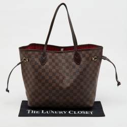 Louis Vuitton Damier Ebene Canvas Neverfull MM Bag