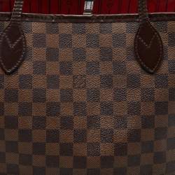 Louis Vuitton Damier Ebene Canvas Neverfull MM Bag