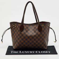 Louis Vuitton Damier Ebene Canvas Neverfull PM Bag