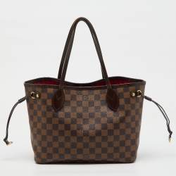 Louis Vuitton Damier Ebene Canvas Neverfull PM Bag