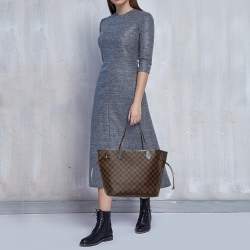 Louis Vuitton Damier Ebene Canvas Neverfull MM Bag
