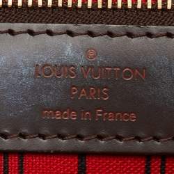 Louis Vuitton Damier Ebene Canvas Neverfull MM Bag