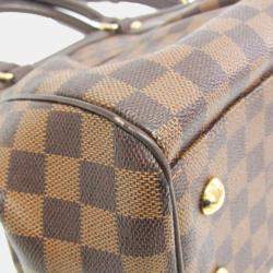  Louis Vuitton Brown Ebene Damier Trevi Pm Shoulder Bag 