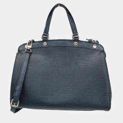 Pre Owned Louis Vuitton Blue Indigo Epi Blair MM Shoulder Bag 