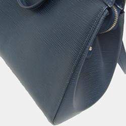 Pre Owned Louis Vuitton Blue Indigo Epi Blair MM Shoulder Bag 