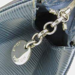 Pre Owned Louis Vuitton Blue Indigo Epi Blair MM Shoulder Bag 