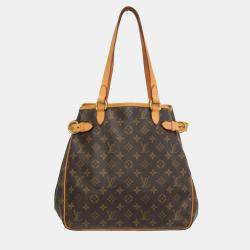 Louis Vuitton Brown Monogram Batignolles Vertical Shoulder Bag 