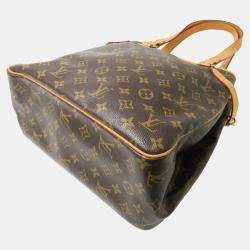Louis Vuitton Brown Monogram Batignolles Vertical Shoulder Bag 