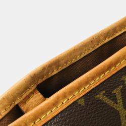 Louis Vuitton Brown Monogram Batignolles Vertical Shoulder Bag 