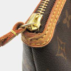 Pre Owned Louis Vuitton Brown Monogram Lockit Handbag 