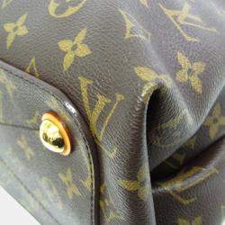 Pre Owned Louis Vuitton Brown Monogram Olympe Shoulder Bag  